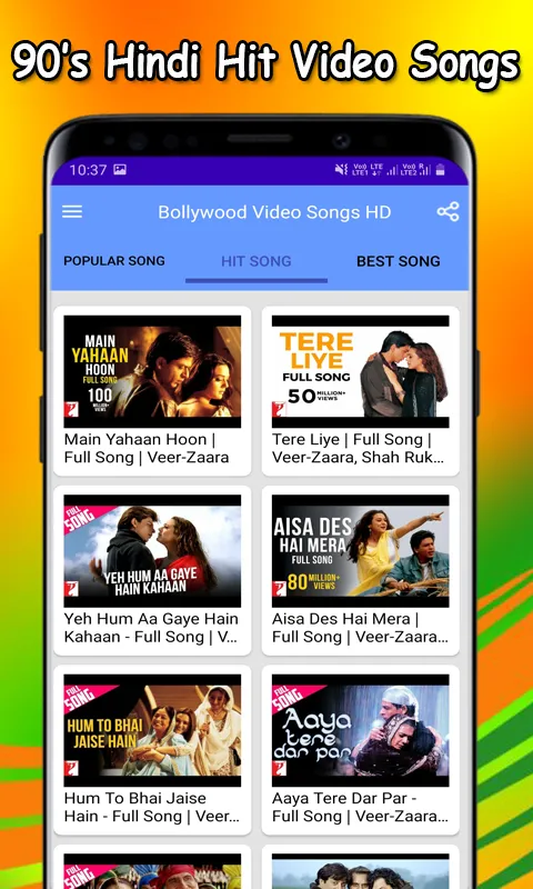 90s Hindi Video Songs HD | Indus Appstore | Screenshot