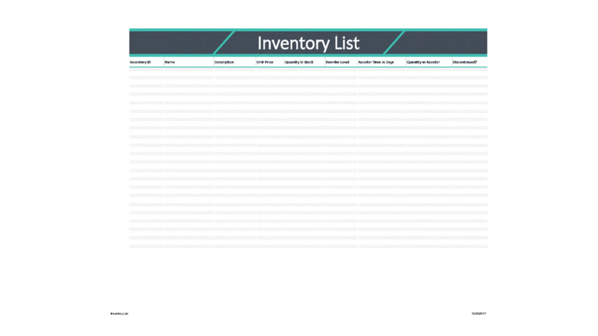 Stock Inventory Templates | Indus Appstore | Screenshot