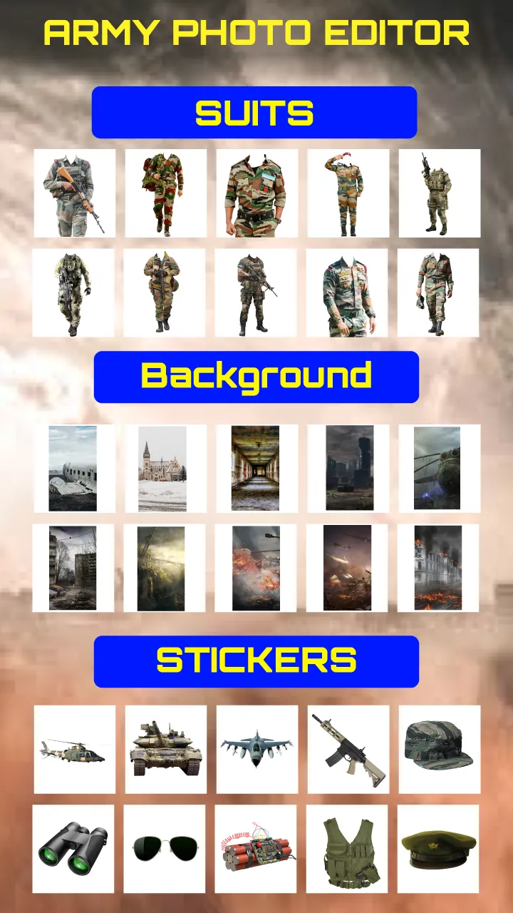 Army Photo Suit Editor ArmyMan | Indus Appstore | Screenshot