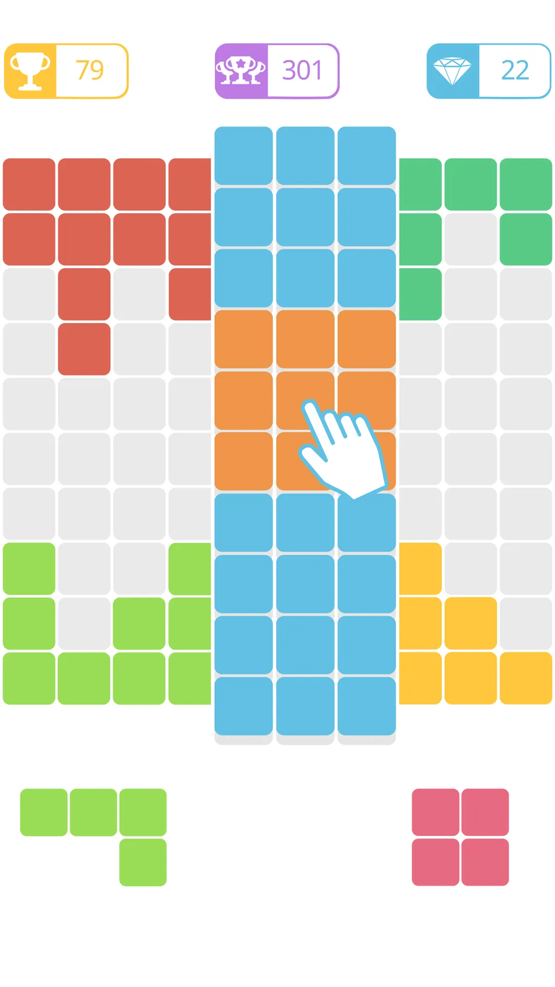 10x10 : fill the grid ! | Indus Appstore | Screenshot