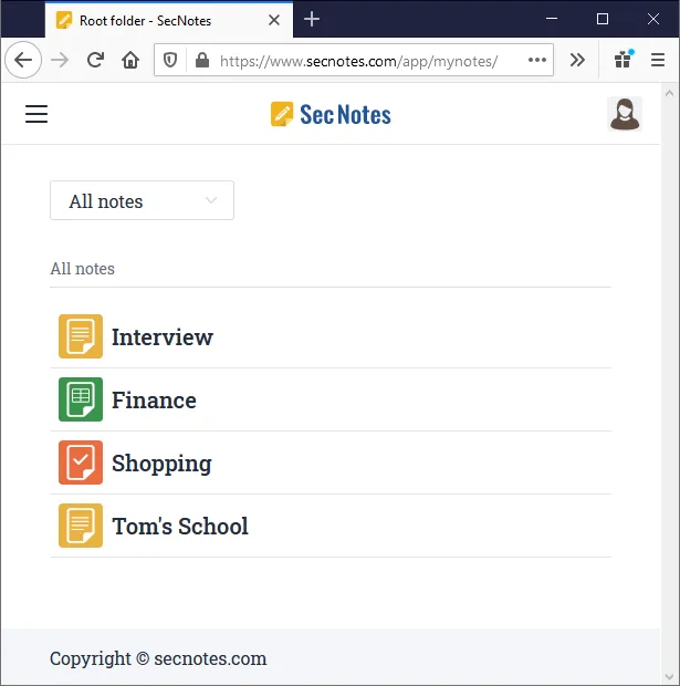 Sec Notes- Free Secure Notepad | Indus Appstore | Screenshot