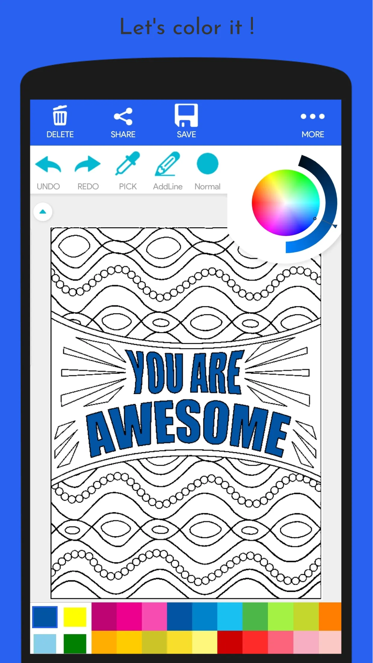 Inspiring Quotes Coloring Book | Indus Appstore | Screenshot