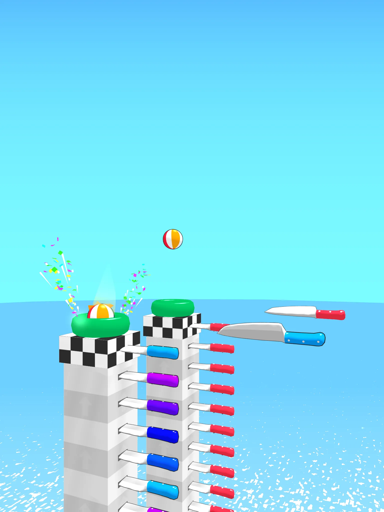 Ball Up: Knife Racing | Indus Appstore | Screenshot