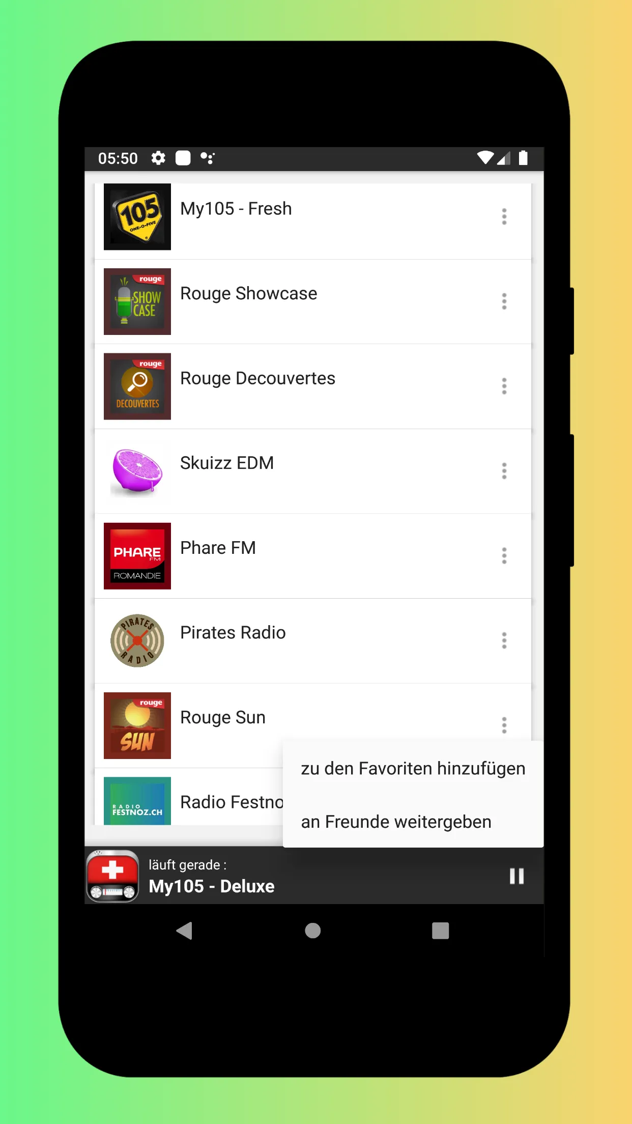 Radio Switzerland - Radio FM | Indus Appstore | Screenshot