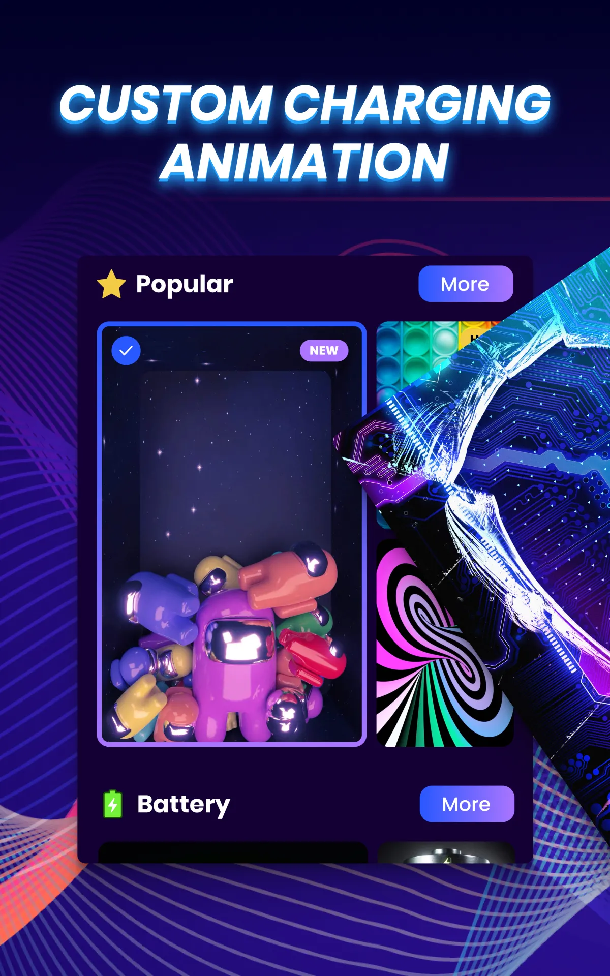 Charging Animation Effects | Indus Appstore | Screenshot