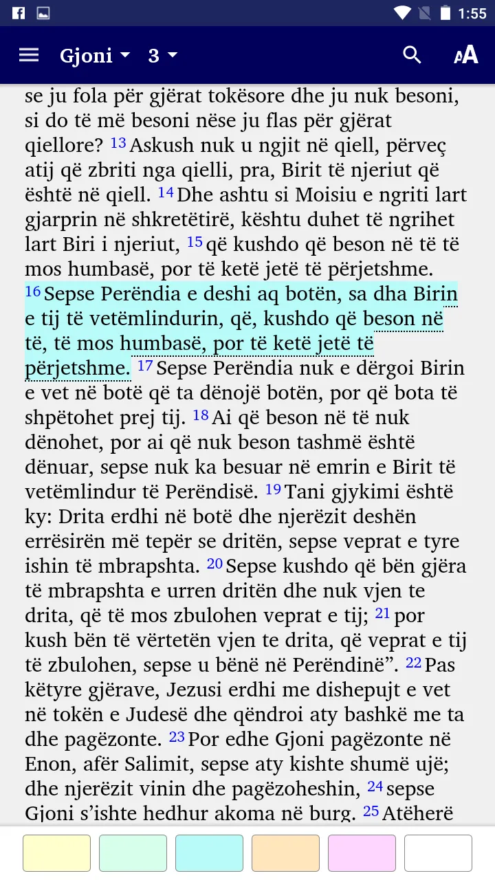 Albanian-Shqiptar Bible | Indus Appstore | Screenshot