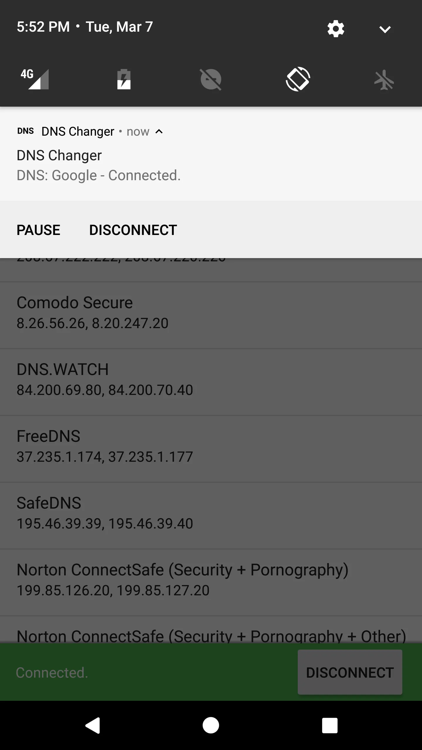 DNS Changer - Lilly | Indus Appstore | Screenshot