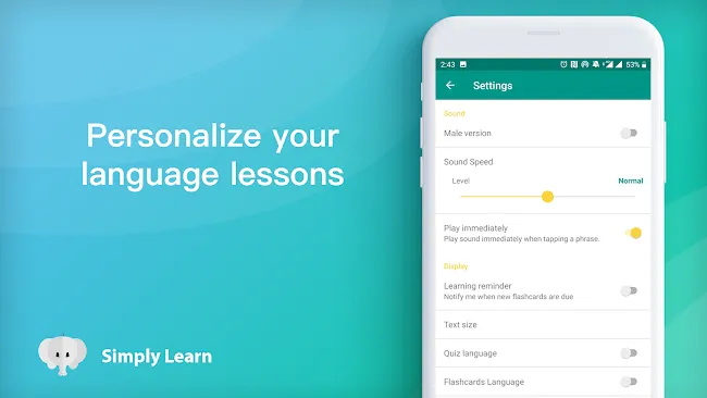 Simply Learn Languages - Online Phrasebook | Indus Appstore | Screenshot