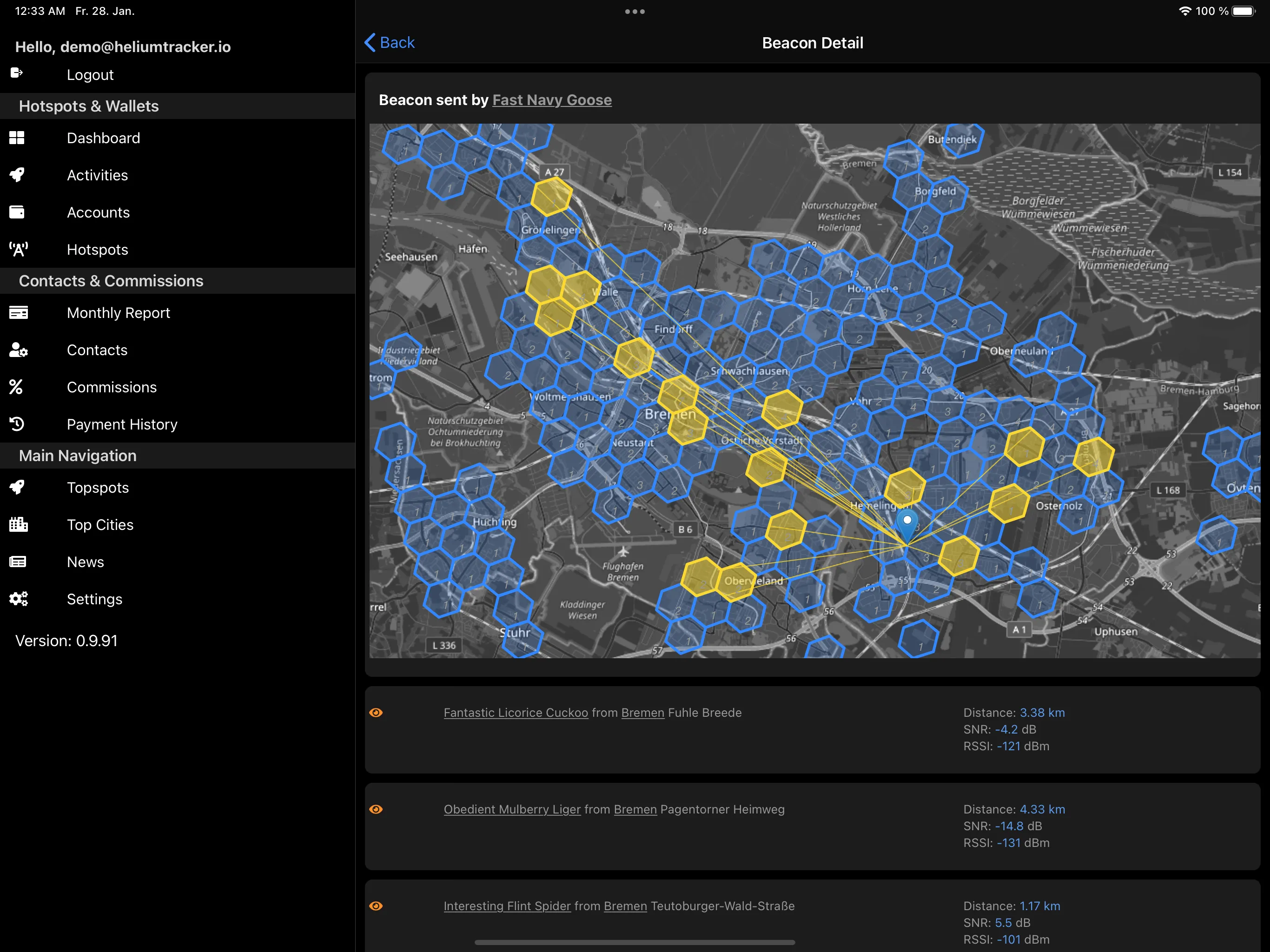 HeliumTracker.io | Indus Appstore | Screenshot