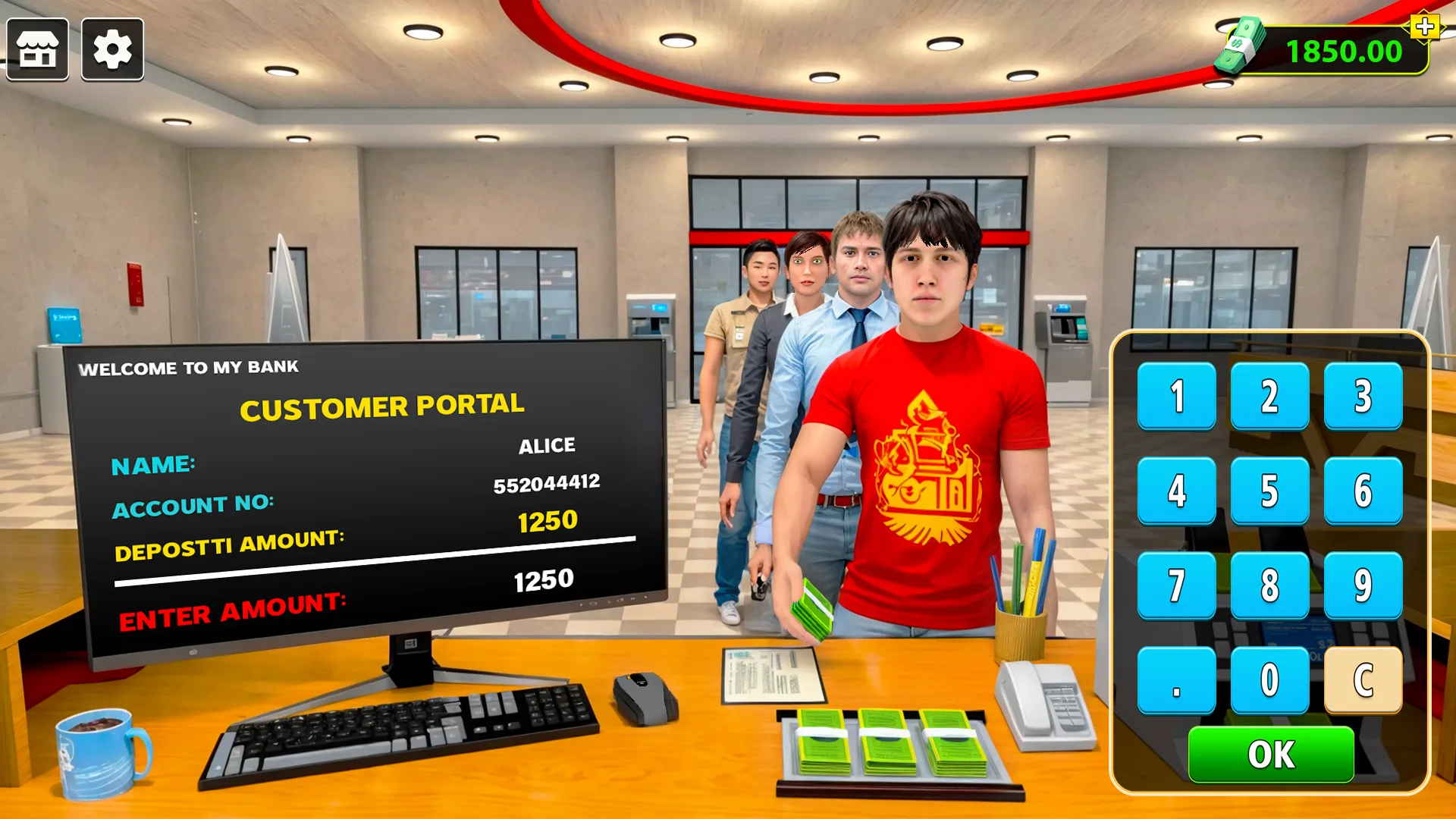 Idle Bank Simulator Money Game | Indus Appstore | Screenshot