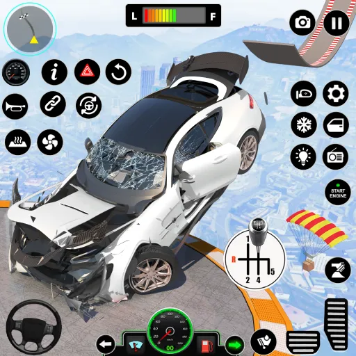 Car Crash Games Mega Car Games | Indus Appstore | Screenshot