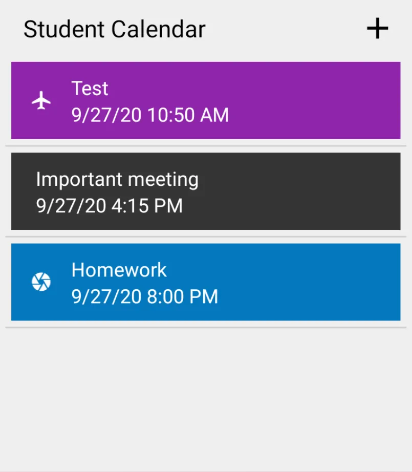 Student Calendar | Indus Appstore | Screenshot