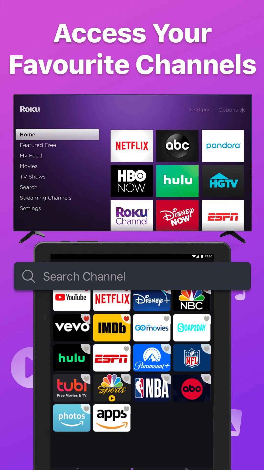 Remote for Roku: TV Remote | Indus Appstore | Screenshot