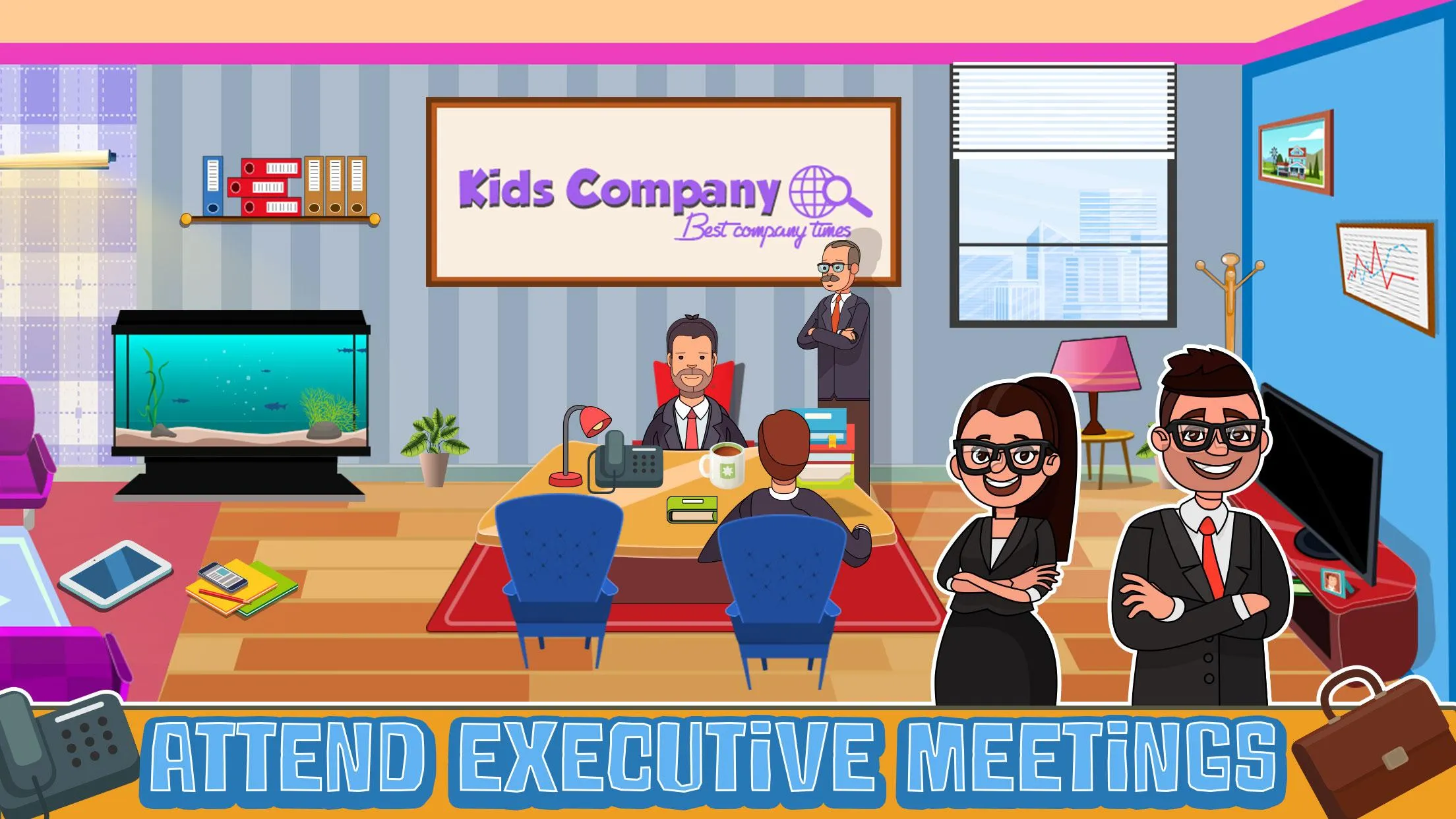 Pretend Play Busy Office Life | Indus Appstore | Screenshot