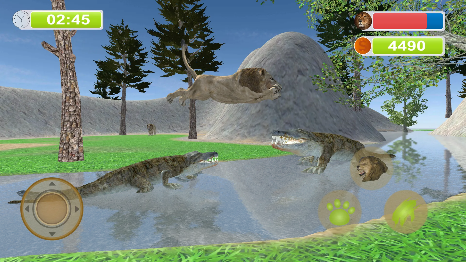 Angry Lion Attack Simulator 3D | Indus Appstore | Screenshot