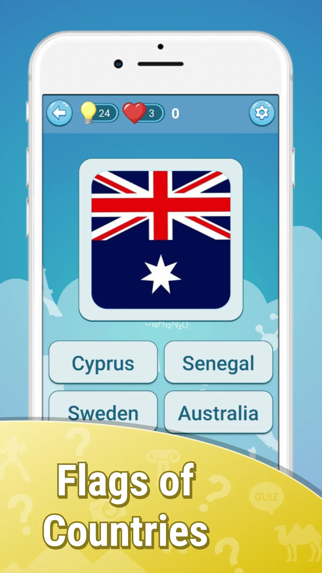 Flags the World Countries Quiz | Indus Appstore | Screenshot