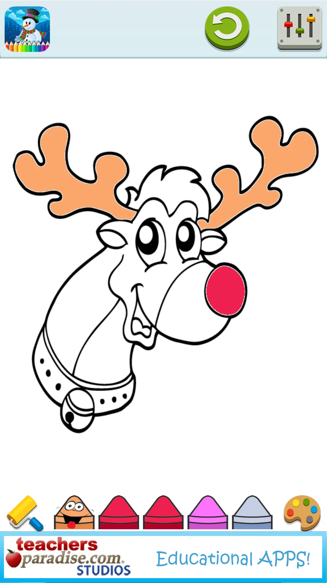 Kids Christmas Coloring Pages | Indus Appstore | Screenshot