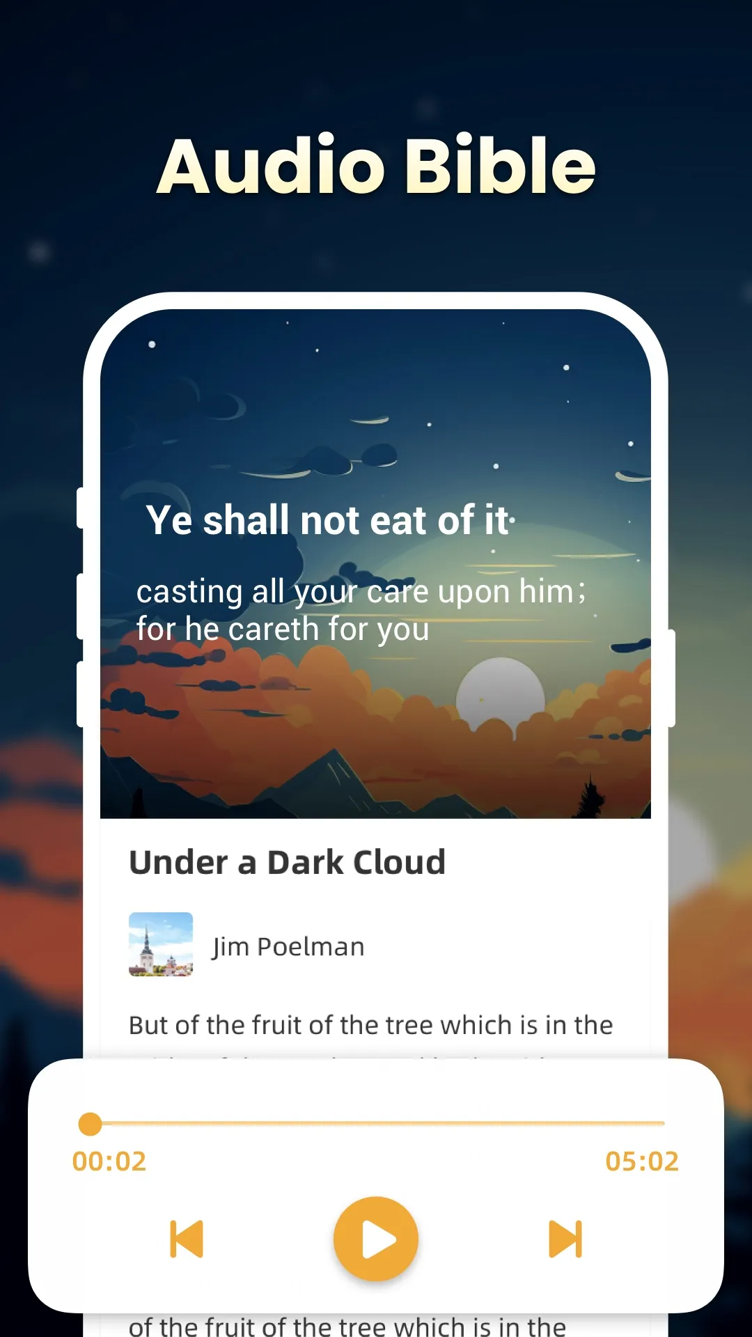 Holy Bible - KJV+Audio+Verse | Indus Appstore | Screenshot