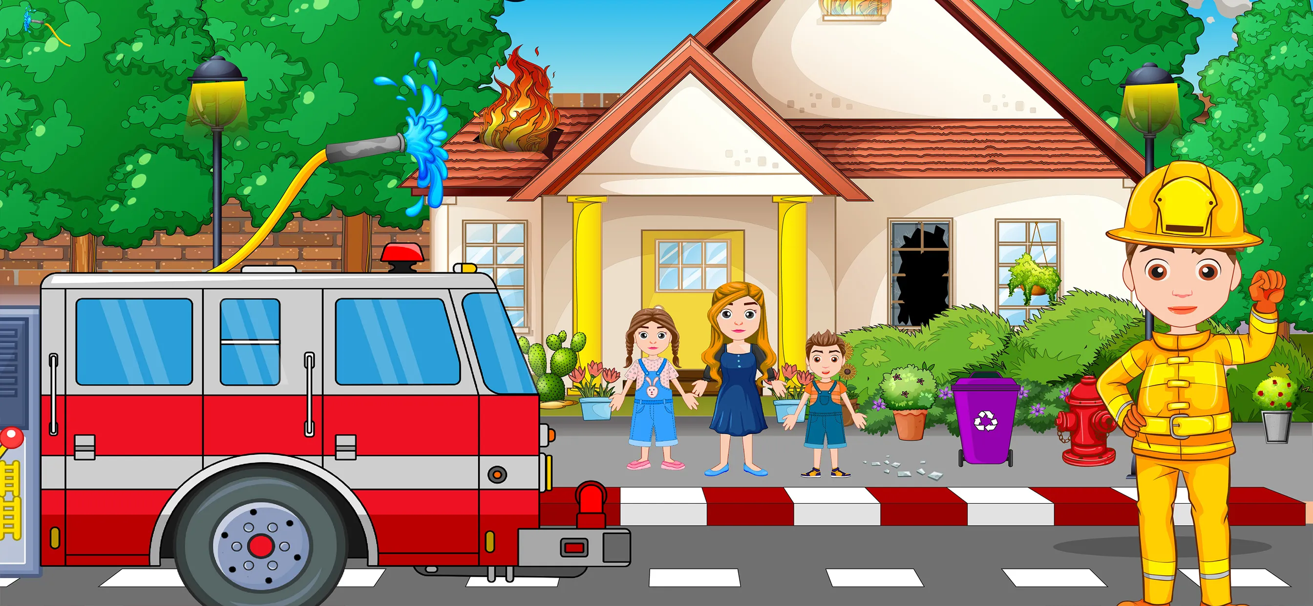 Pretend Town Fire Station Life | Indus Appstore | Screenshot