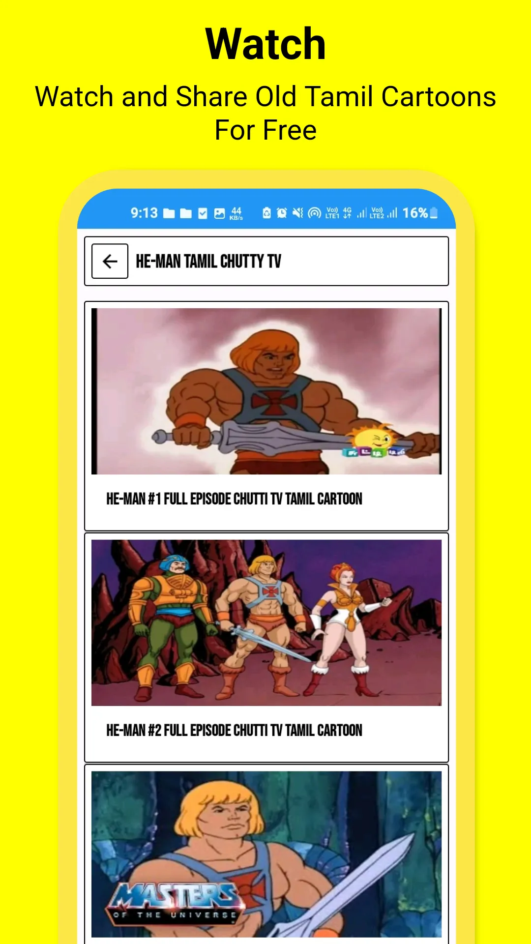 Cartoon Forever Tamil | Indus Appstore | Screenshot