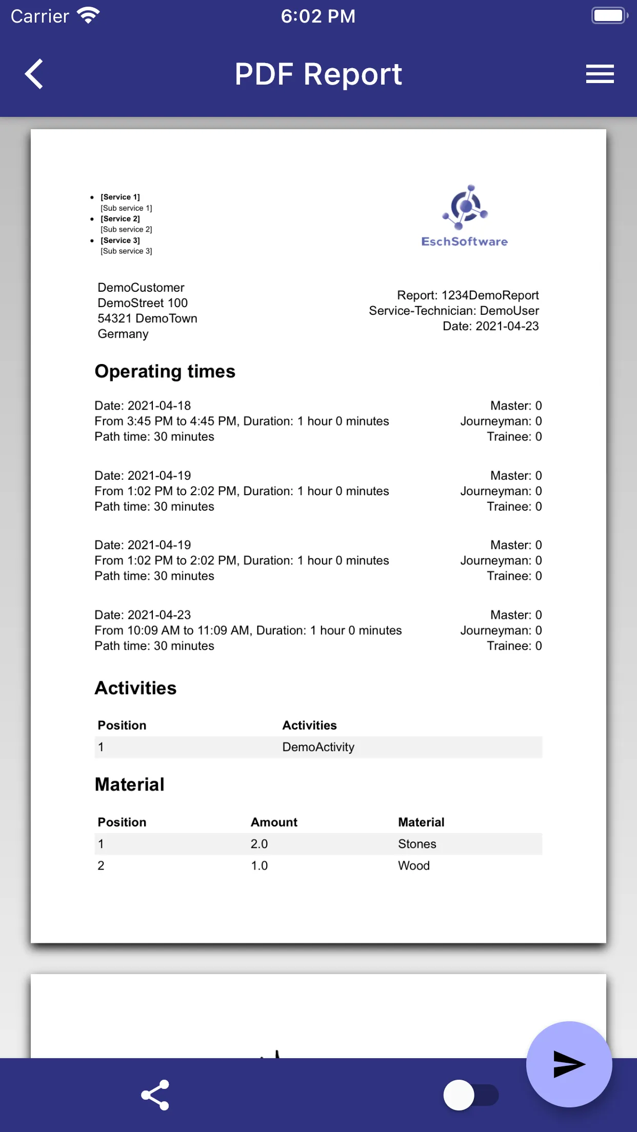 ServiceZoid: Digital reports | Indus Appstore | Screenshot