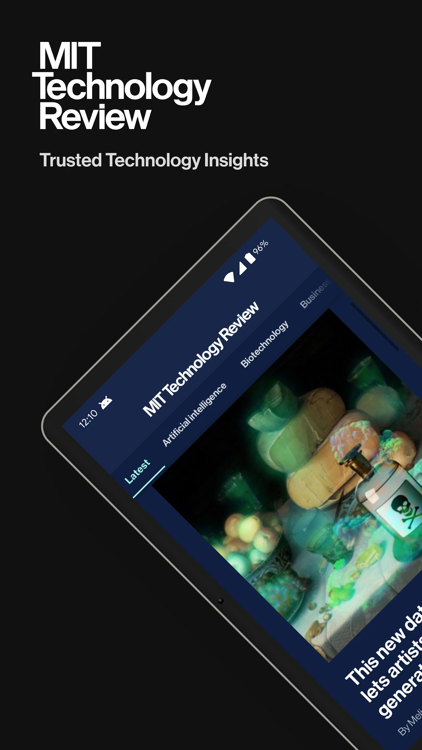 MIT Technology Review | Indus Appstore | Screenshot