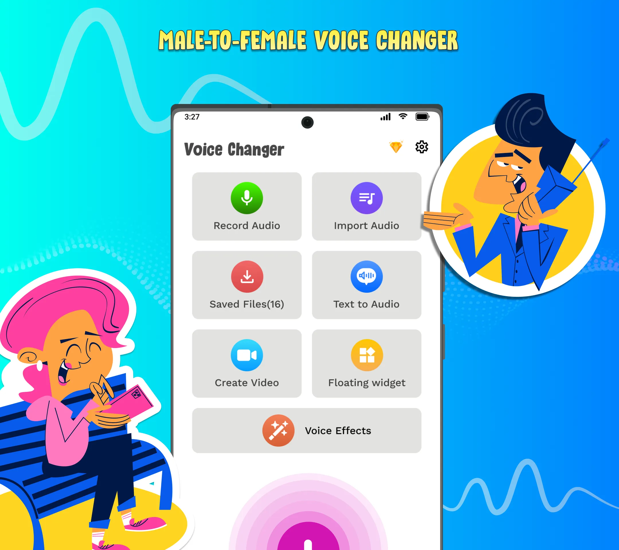 Voice Changer & Sound Effects | Indus Appstore | Screenshot