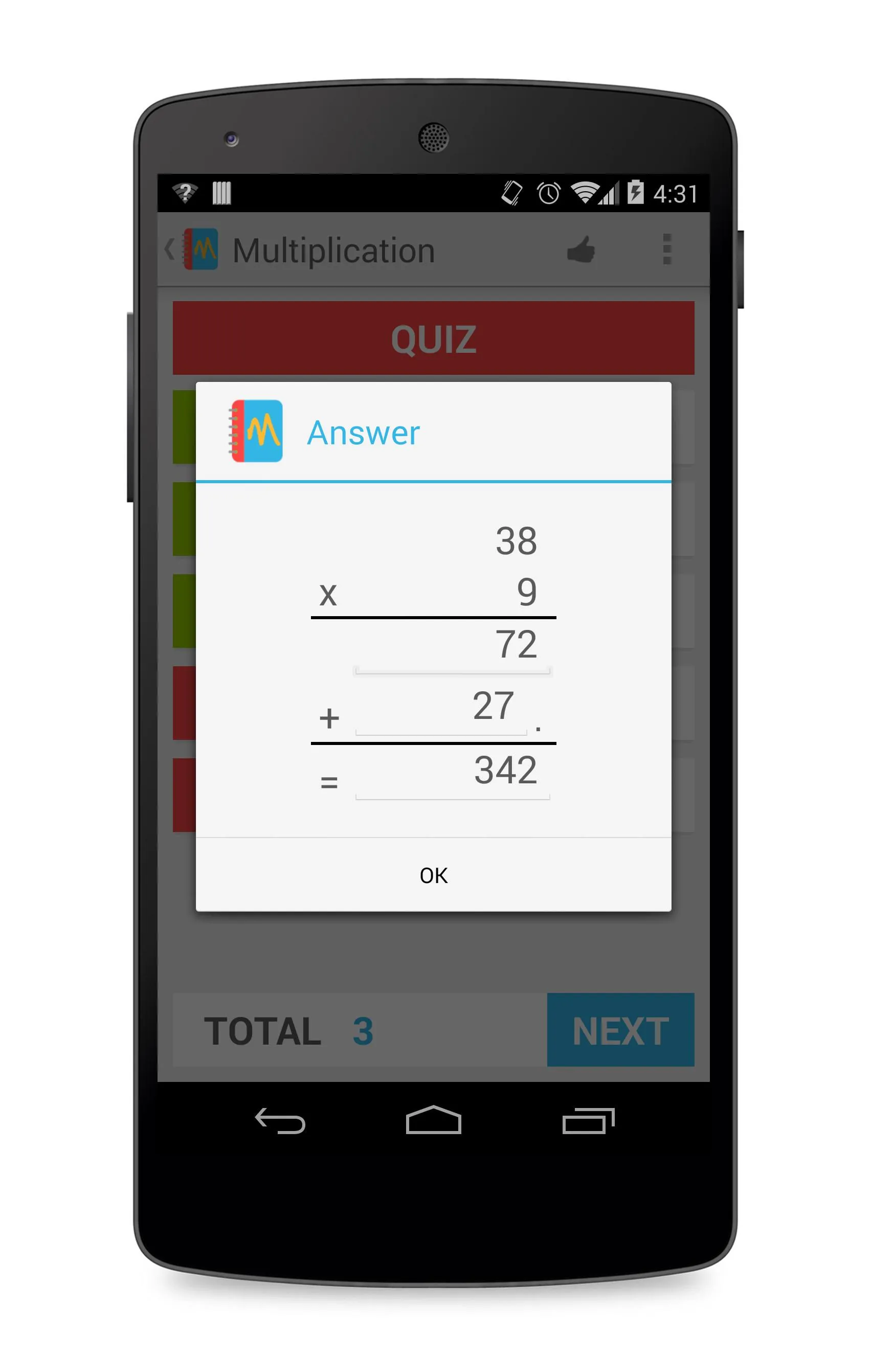 Learning Multiplication | Indus Appstore | Screenshot