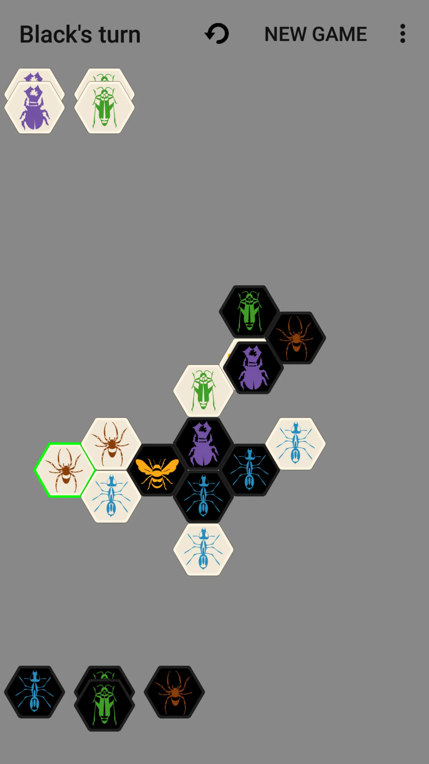 Hive with AI (board game) | Indus Appstore | Screenshot