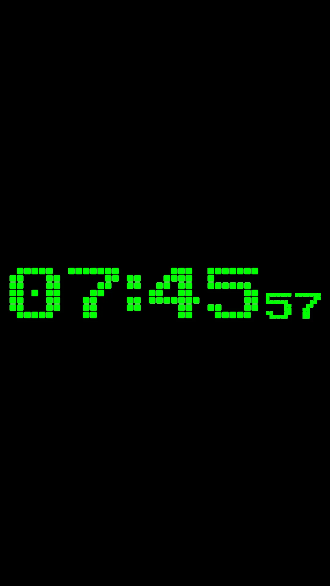 Animated Digital Clock-7 | Indus Appstore | Screenshot