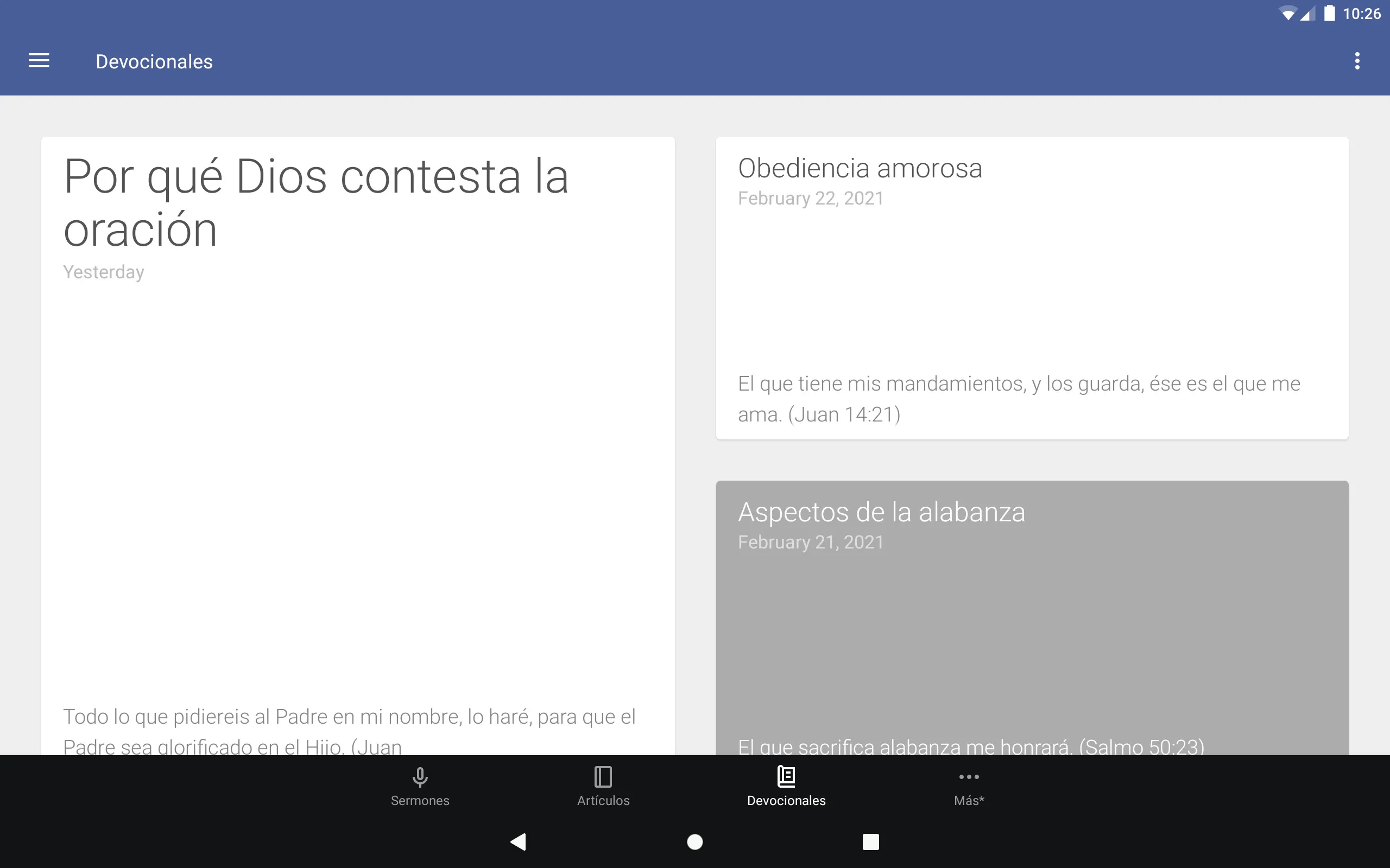 Gracia a Vosotros | Indus Appstore | Screenshot