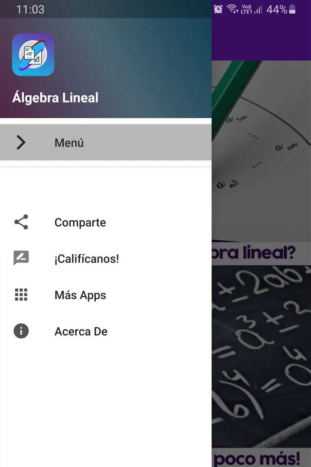 Aprender álgebra lineal | Indus Appstore | Screenshot