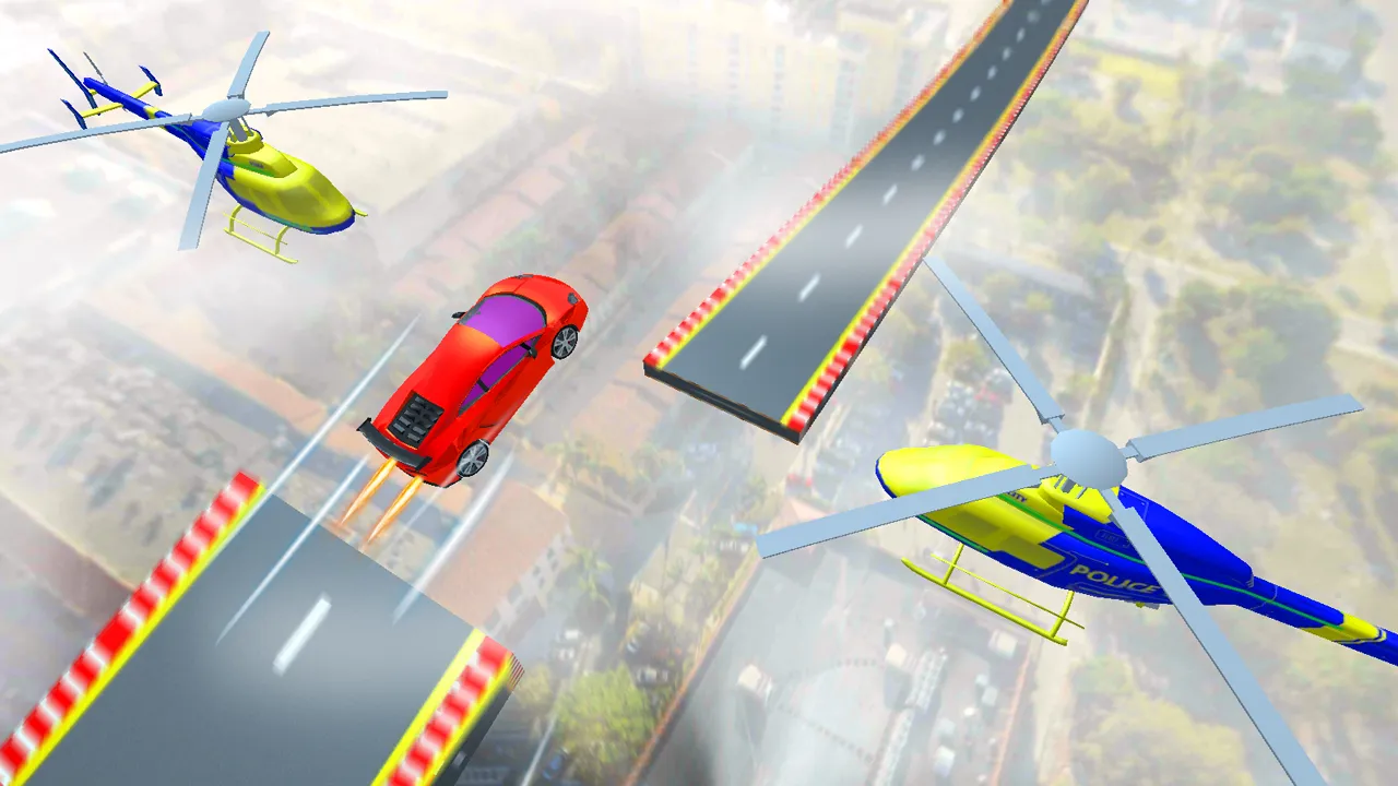 Car Stunts -  Impossible Track | Indus Appstore | Screenshot