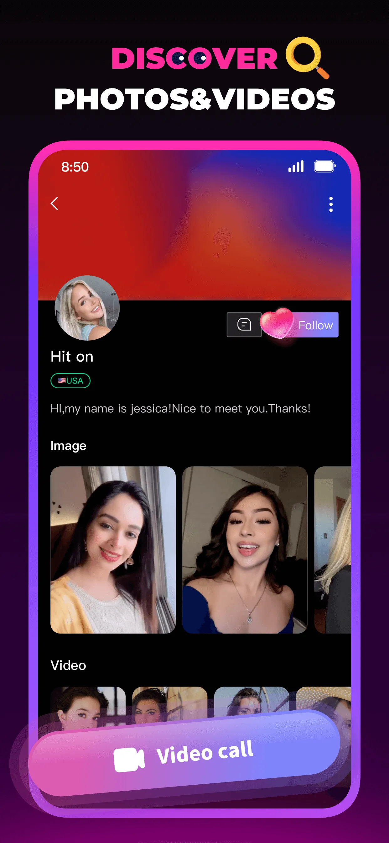 Hit on! - Live for Video Chat | Indus Appstore | Screenshot