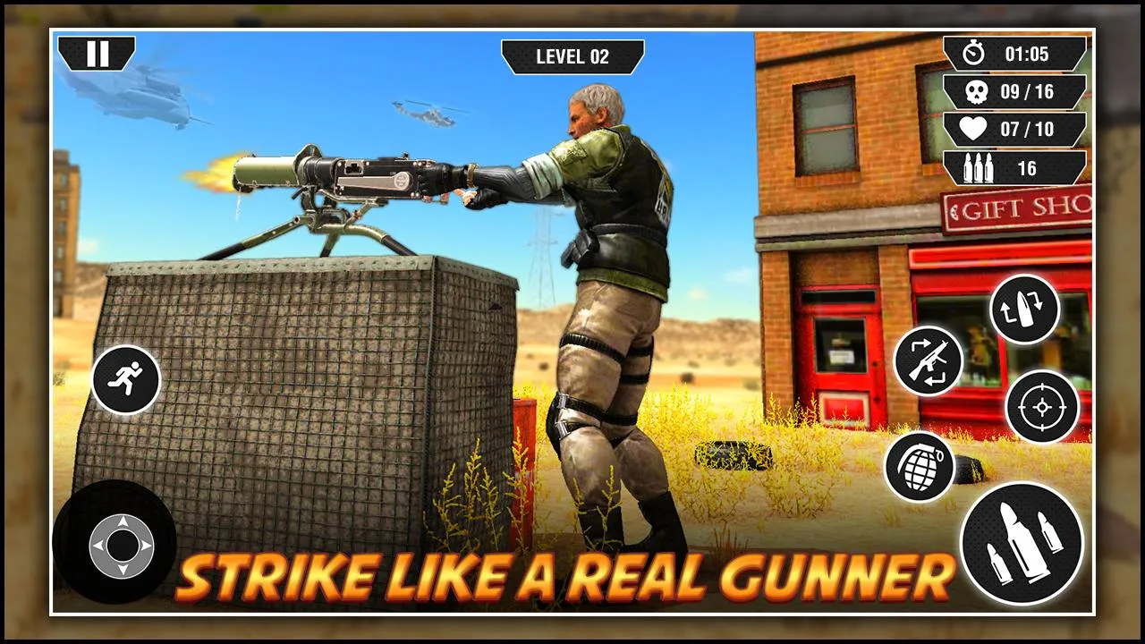 Machine Gun Games: War Shooter | Indus Appstore | Screenshot