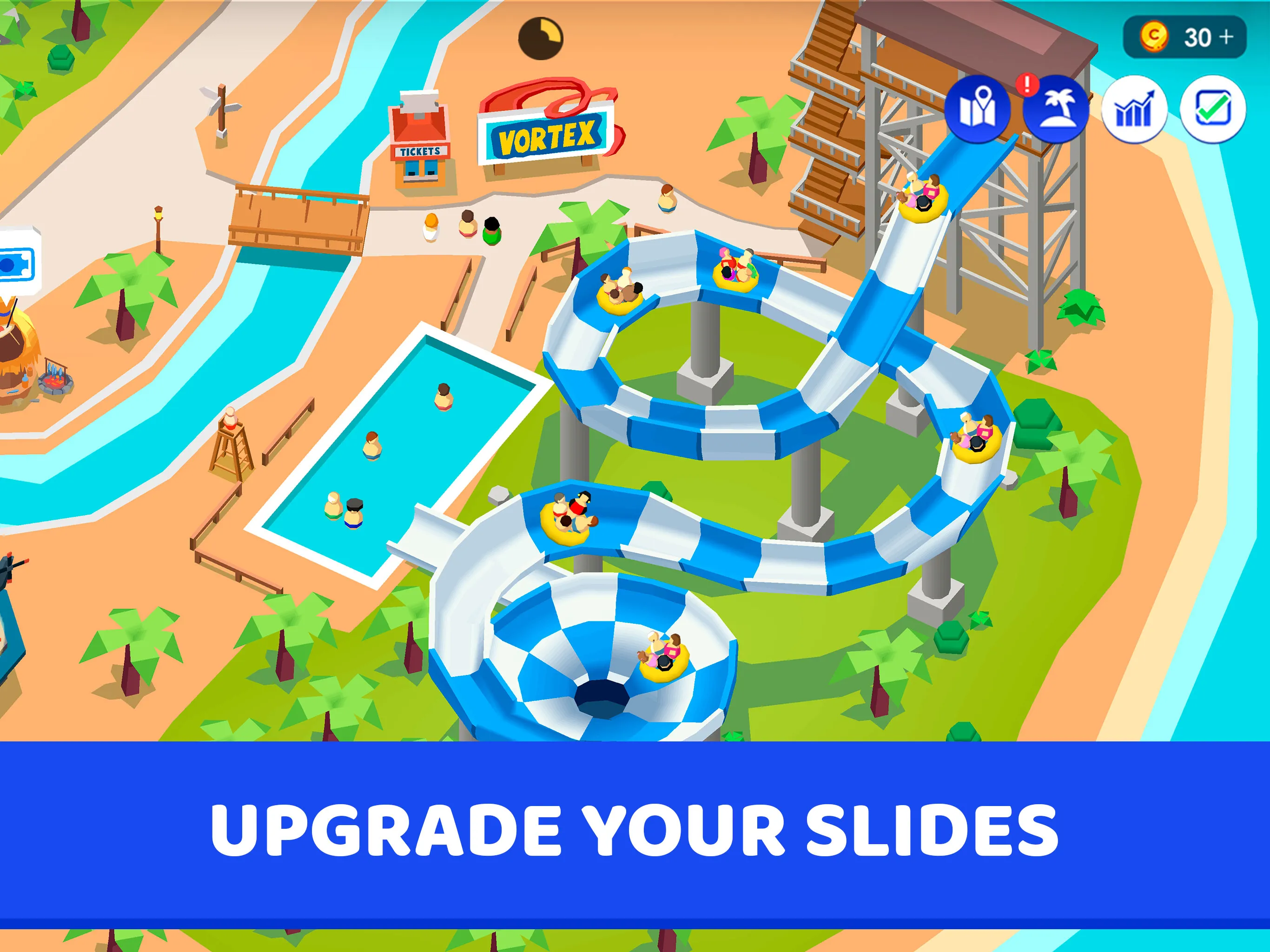 Idle Theme Park Tycoon | Indus Appstore | Screenshot