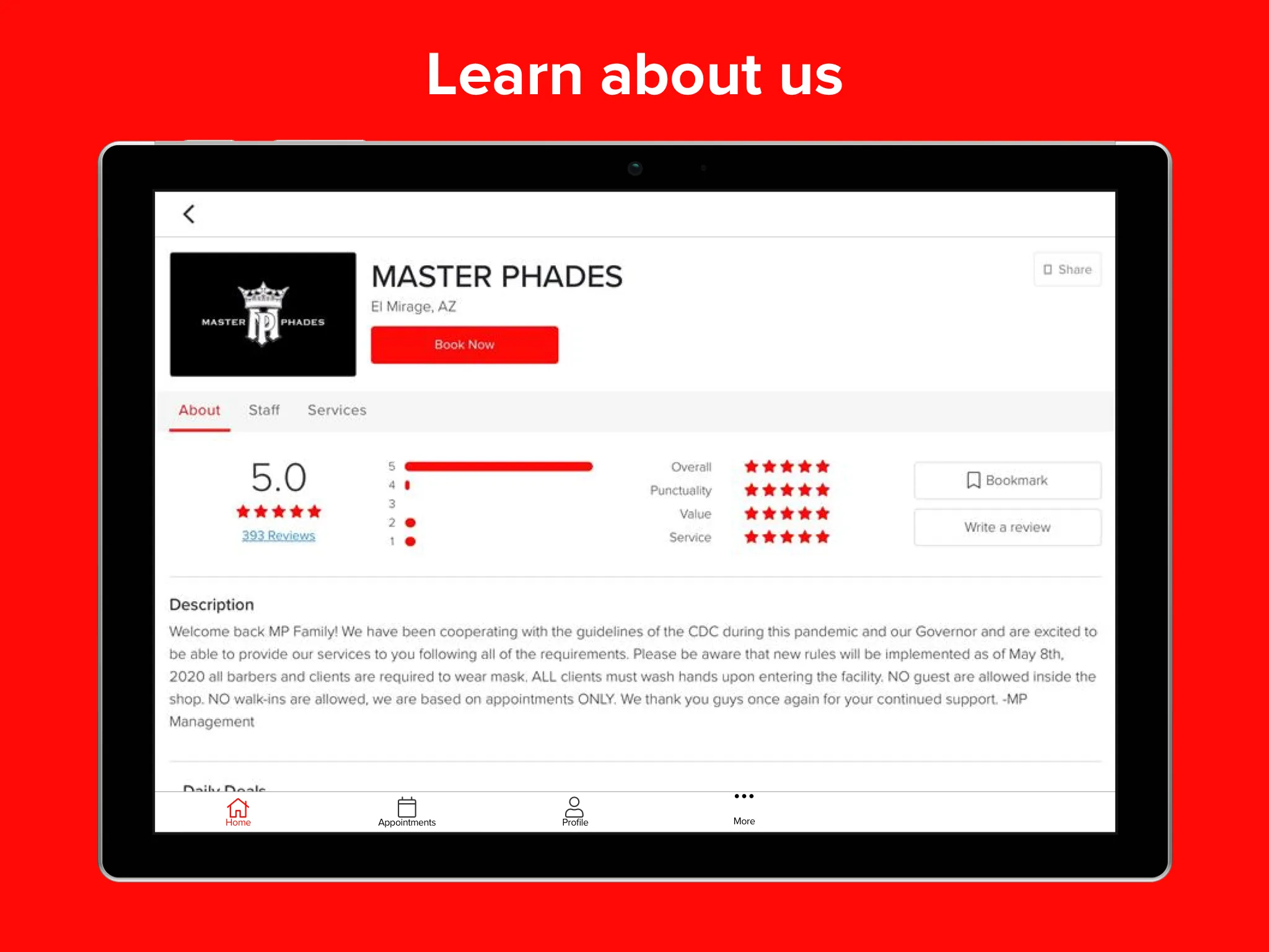 Master Phades Barbershop | Indus Appstore | Screenshot