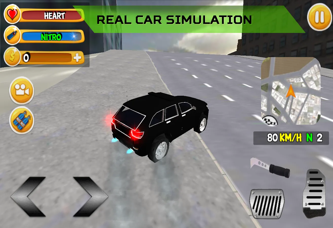 Real 4x4 Jeep Drive City Dogs | Indus Appstore | Screenshot