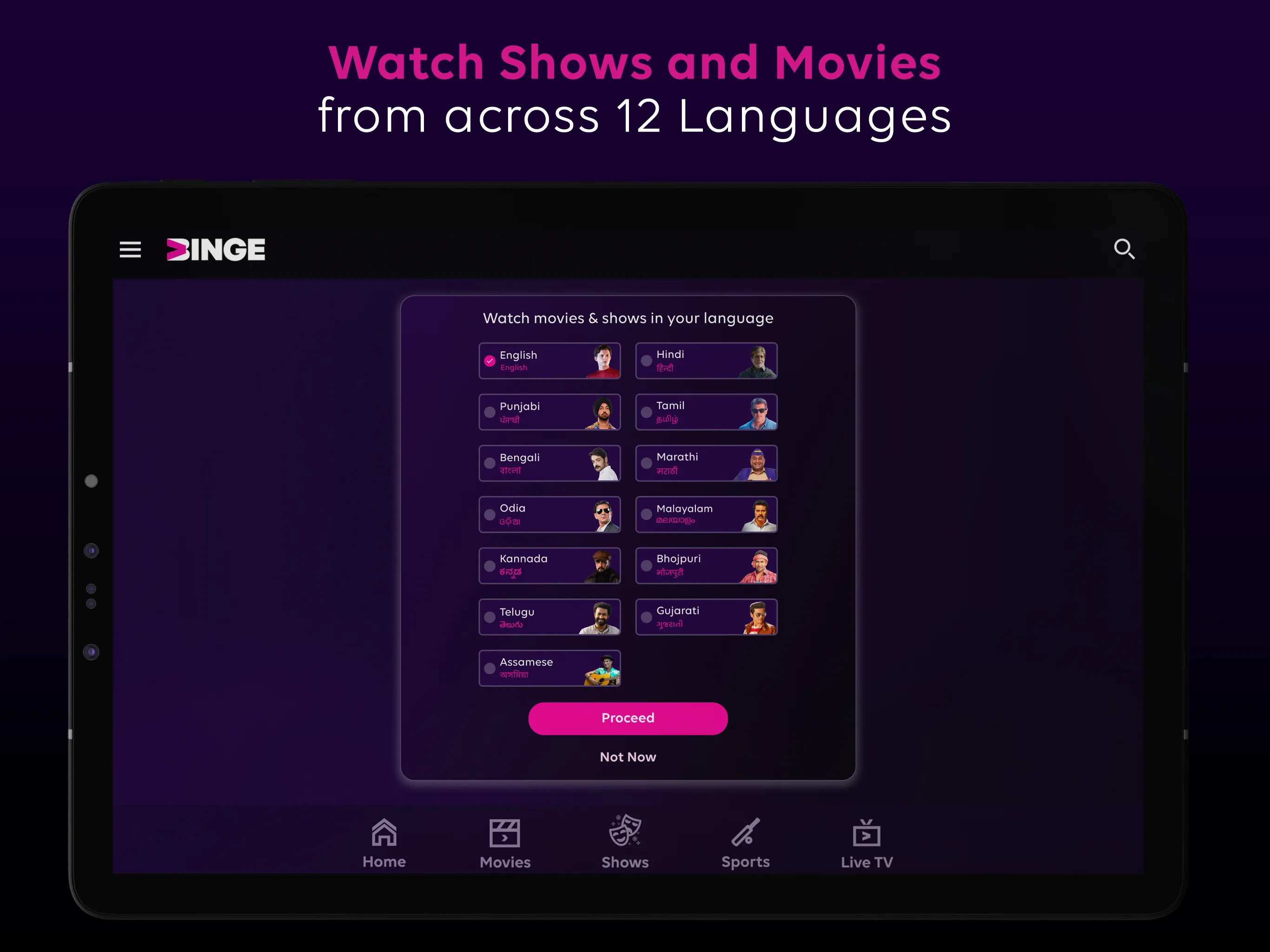Tata Play Binge: 30+ OTTs in 1 | Indus Appstore | Screenshot