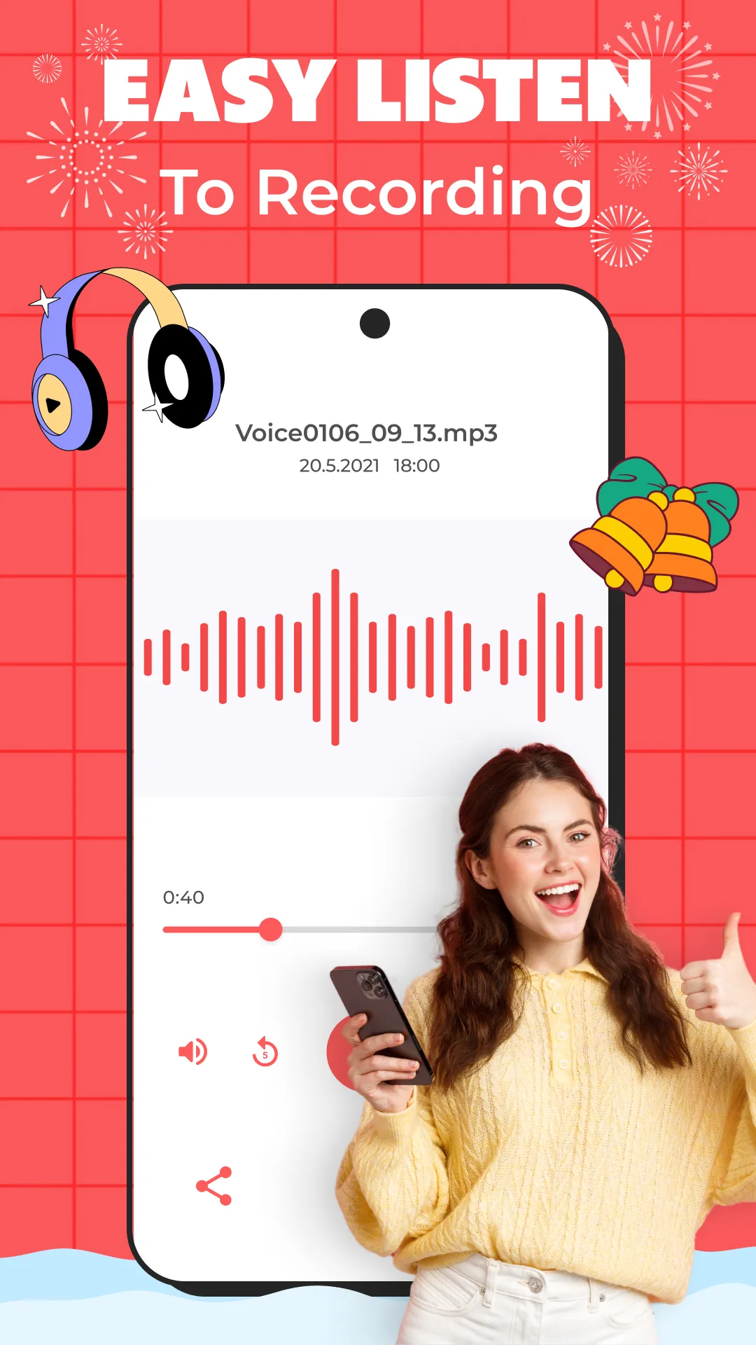 Voice Recorder - Voice memos | Indus Appstore | Screenshot