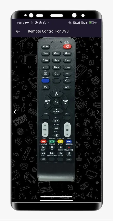 Remote Control For DVB | Indus Appstore | Screenshot