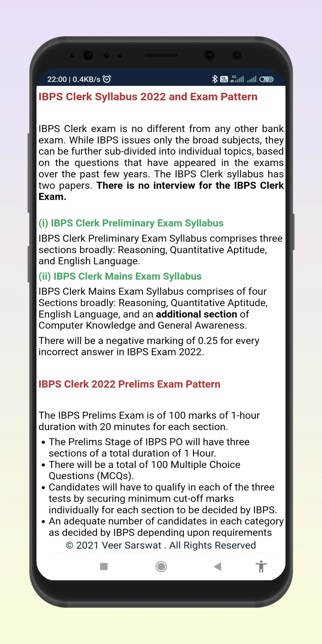 IBPS Clerk Exam 2022 | Indus Appstore | Screenshot