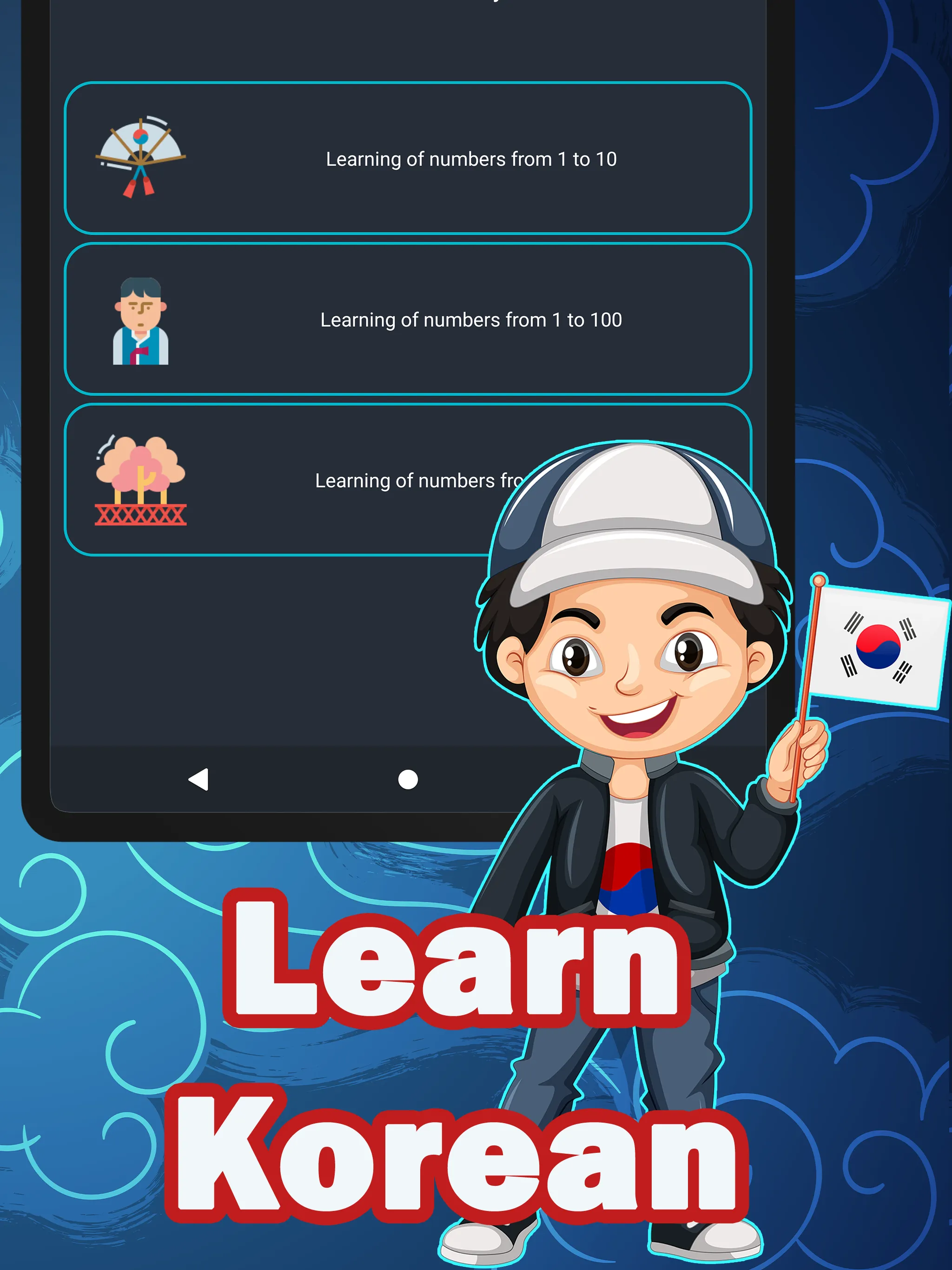 Numbers in Korean language | Indus Appstore | Screenshot