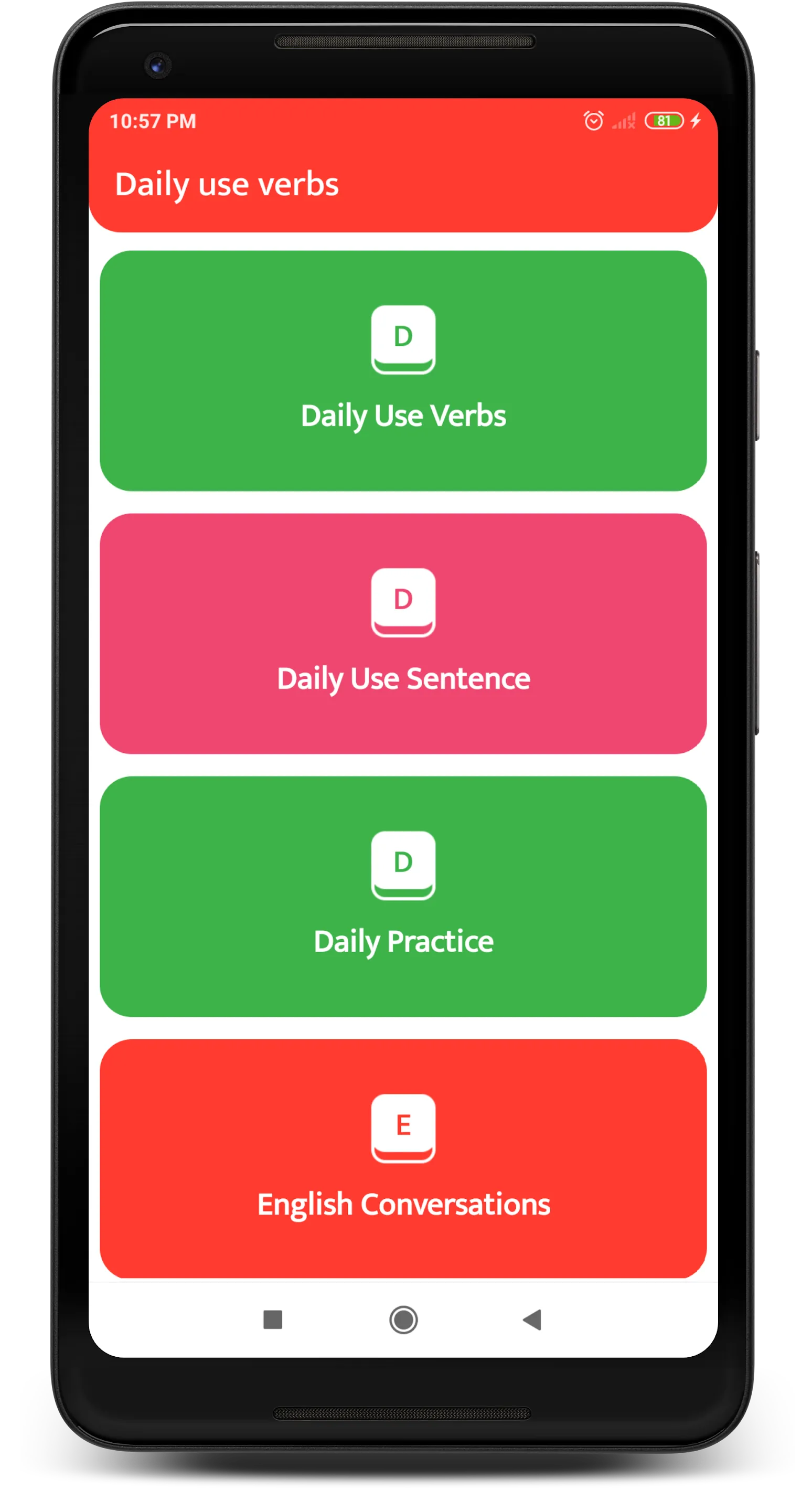 Daily Use English Words | Indus Appstore | Screenshot