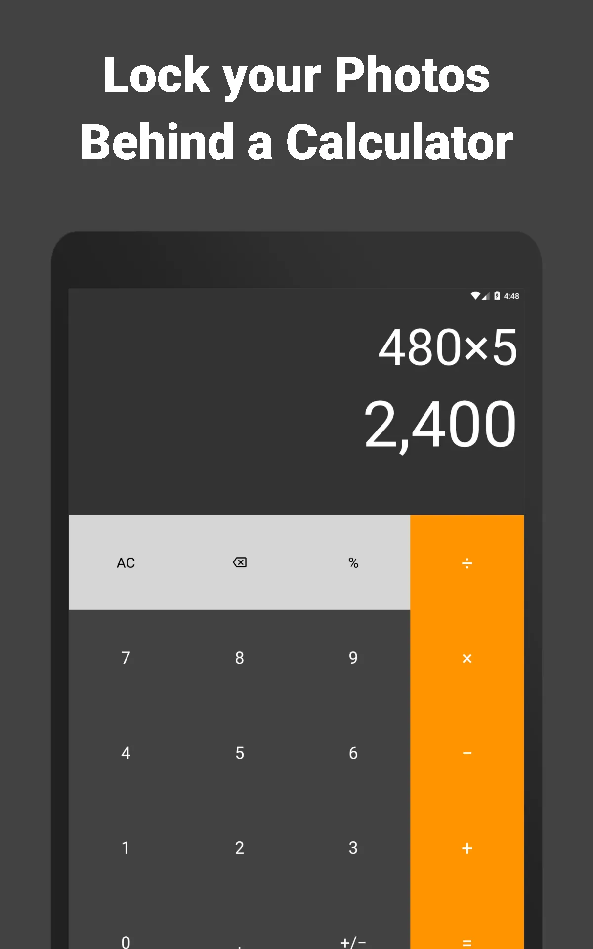 Secret Calculator Lock Vault | Indus Appstore | Screenshot