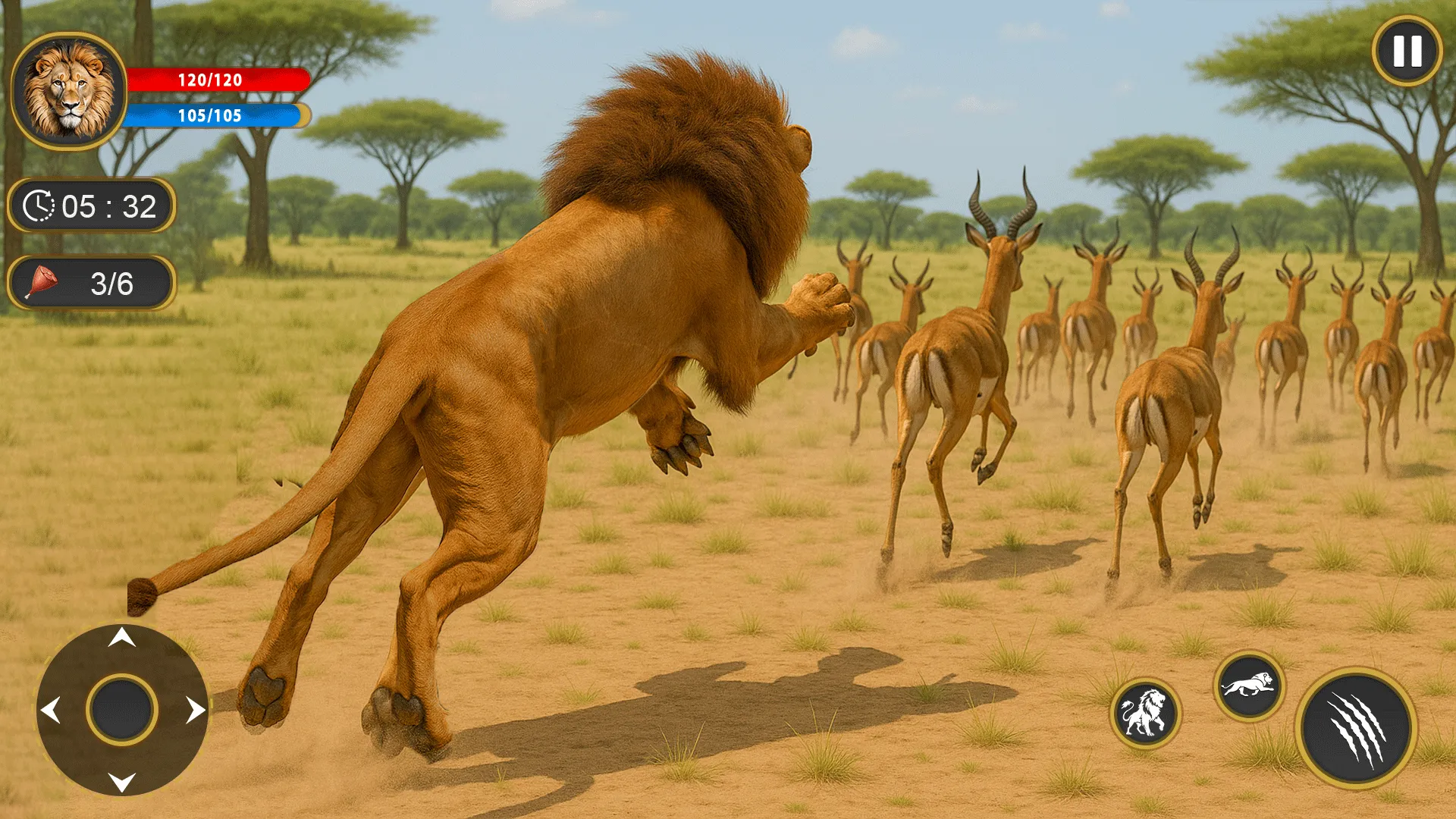 Lion King Jungle Hunting Game | Indus Appstore | Screenshot