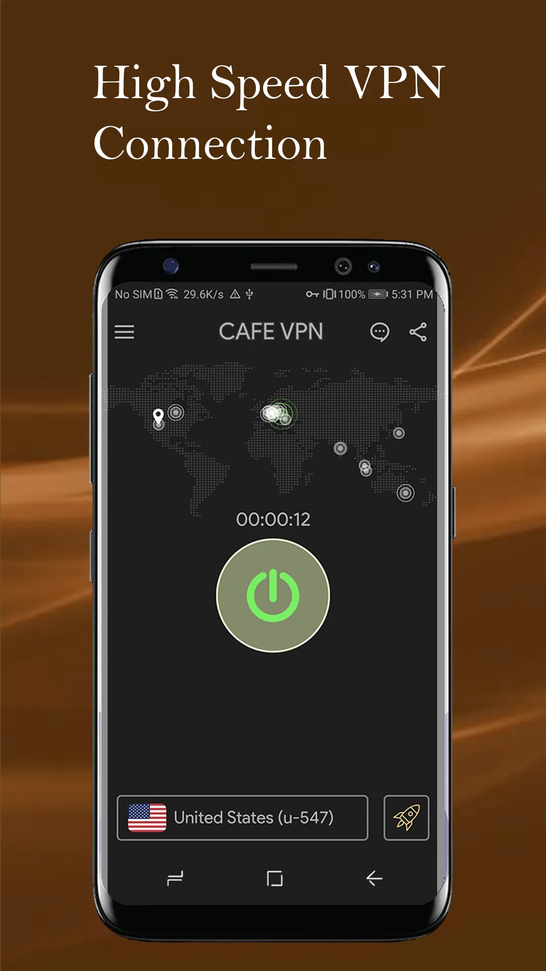 CAFE VPN - Fast Secure VPN App | Indus Appstore | Screenshot