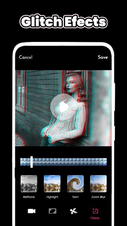 Glitch Video maker: VHS & Vapo | Indus Appstore | Screenshot