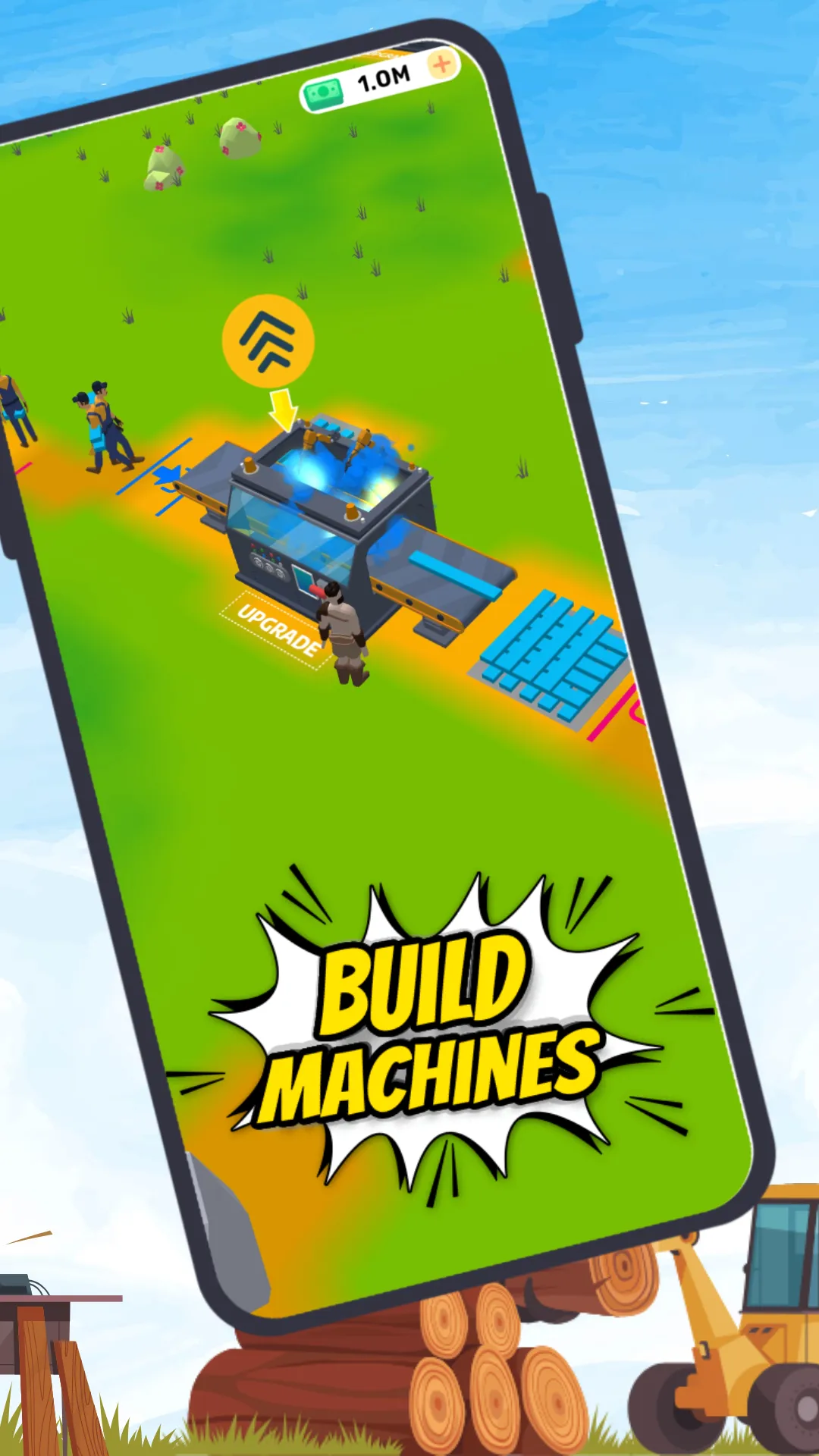 Lumber Tycoon Inc : Idle build | Indus Appstore | Screenshot