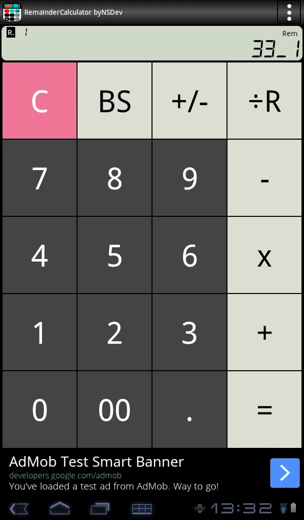 RemainderCalculator byNSDev | Indus Appstore | Screenshot